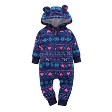 Load image into Gallery viewer, Modern Infant Baby Rompers Coral Fleece Animal Overall Baby Halloween Xmas Costume Clothes Baby jumpsuit Romper For Kids