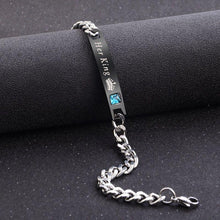 Load image into Gallery viewer, Women Silver Color Rose Gold Bracelet for Female Crystal Heart Charm Bracelet For Women Bridal Wedding Fine Luxury Jewelry Gift