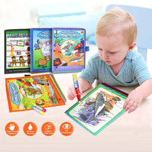 Load image into Gallery viewer, Coolplay Magic Water Drawing Book Coloring Book Painting Board Doodle Book in Drawing Toys Educational Toys