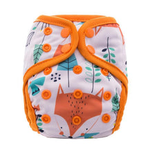Load image into Gallery viewer, Newborn Pocket Diaper Cloth Diapers Bamboo Charcoal Inner Waterproof PUL Outer Double Gussets Nappies for Baby