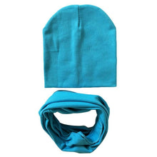 Load image into Gallery viewer, Modern New Trend Baby Hat Scarf Star Prints Cotton Children Boys Girl Cap Beanie Neck Collar Scarf Autumn Winter Warm Kids Hats For Kids