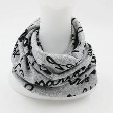 Load image into Gallery viewer, New Women's Warm Autumn Knitting Cotton Letter Style Spring Hat Ladies Beanie Scarf Cap Girls Gorros Women Skullies Bonnet
