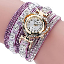 Load image into Gallery viewer, Luxury Crystal Vintage Rhinestone Bracelet Quartz Watch Womens Watch For Female and Girls