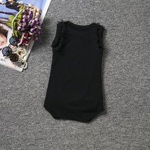 Load image into Gallery viewer, Modern Luxury Elegant Little Black Romper Pajama Jumpsuits For Newborn Babies Girl