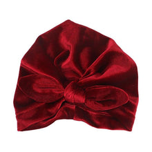 将图片加载到图库查看器,New Modern Baby Hat for Girls Autumn Winter Baby Cap Turban Great for Photography Props Elastic Infant Design