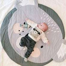 将图片加载到图库查看器,Luxury Mdoern Cartoon Animals Baby Play Mat Foldable Kids Crawling Pad Round Carpet Rug Toys Cotton Children Room Decor Photo Props Carpet For Kids