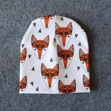 Load image into Gallery viewer, New Cotton Baby Cartoon Print Newborn Hat Elastic Toddler Infant Cap For Girls and Boys Kids