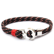 Load image into Gallery viewer, Amazing Multilayer Anchor Bracelets Charm Survival Rope Chain Fashion Jewelry Bracelet Men For Women Best Gift