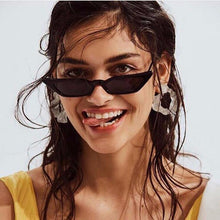 Load image into Gallery viewer, New Women Cateye Vintage Small Sunglasses Brand Designer Retro Female Lady Eyeglass Cat Eye In Vintage Old Style