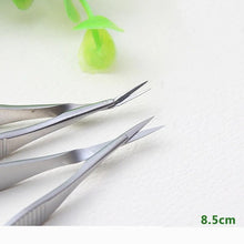 Load image into Gallery viewer, Ophthalmic microsurgery Stainless steel scissors animal experiment 8.5cm Venus scissors surgical tools