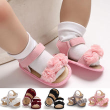 将图片加载到图库查看器,Princess Cute Baby Girls Newborn Infant Floral Sandals Soft Crib Walkers Breathable Shoes Best Baby Gift