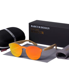 Load image into Gallery viewer, New Luxury Elegent Cat Eye Sunglasses Bamboo New Cat Eye Glasses pra Sun glasses Googles Red Sunglasses For Men and Women With UV400 Protectionn