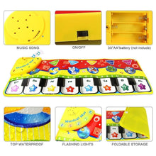 将图片加载到图库查看器,Trend Baby Piano Mats Music Carpets Children Touch Play Game Musical Carpet Mat Educational Toys Electronic Toy For Kids