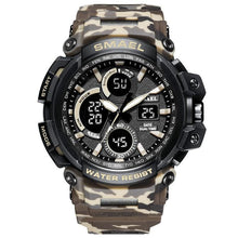Load image into Gallery viewer, Modern Sport Waterproof 50M Men Watches With LED Digital Display In Military Armi Relogio Masculino Style