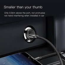 Load image into Gallery viewer, Dual Black USB Car Charger 3.1A Fast Car Charging Auto Charge Adapter Car-Chargers