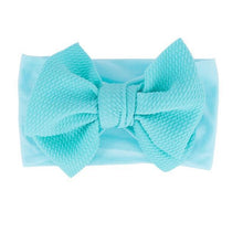 将图片加载到图库查看器,Baby Accessories Infant Baby Girl Cute Bow Headband Newborn Solid Headwear Headdress Nylon Elastic Hair Band Bow For Girls