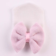 Load image into Gallery viewer, Newborn Baby Hat Baby Girls Bowknot Cap Warm Breathable Infant Cap With Big Bow In Modern Design For Baby Kids