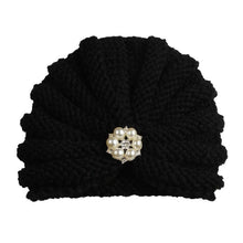 Load image into Gallery viewer, Handmade Knitted Winter Baby Hat for Girls Candy Color Enfant Baby Beanie Turban Hats Newborn Baby Cap