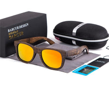 Load image into Gallery viewer, Brown Glasses Retro Wood Eyewear Bamboo Sunglasses Unisex Glasses Eyewear For Women and Men With UV400 Protection