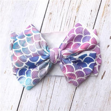 Load image into Gallery viewer, Infant Nylon Print Fabric Headband Baby Girl Headbands for Girls Bows Baby Turban Headwrap Newborn Hairband For Girls