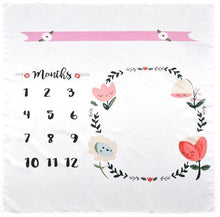 Load image into Gallery viewer, Cartoon Pattern Baby Photo Props Background Blankets Play Mats Backdrop Cloth Calendar Photo Accessories Blanket For Baby