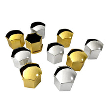 Load image into Gallery viewer, 20Pcs Universal Anti-Rust 17 19 21mm Chrome Glossy ABS Auto Trim Tyre Wheel Nut Screw Bolt Protection Covers Cap Car Accessories