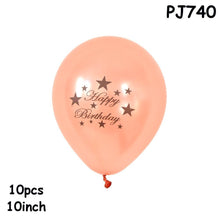 将图片加载到图库查看器,Luxury NEW High Quality Decor Ballons 10/20/30/40pcs Happy Birthday Balloon Latex Ballon Inflatable Birthday Party Decoration Baloons Anniversaire