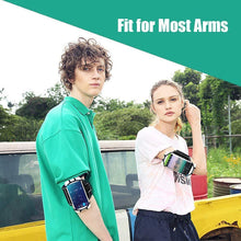Load image into Gallery viewer, Black Universal Wristband Phone 4"-6.5" inch Sports Armband For Cycling Gym Workout Arm Band Mobile Phones Holder