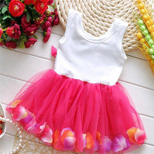 Load image into Gallery viewer, Kids Baby Girls Beautiful Flower Dress Princess Summer Sleeveless Mini Tutu Dress For Modern Baby Girls