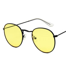 Load image into Gallery viewer, Leon Elegant Unisex Woman and Man Classic Round Sunglasses Designer Glasses Lady Round Luxury Retro Sunglasses With Vintage Mirror Oculos De Sol Gafas