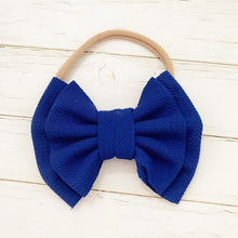 将图片加载到图库查看器,Modern Fashion Floral Headband Newborn Baby Elastic Hairbands Pearl Fresh Style Bow Knot For Girls