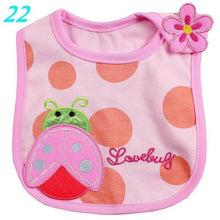 Load image into Gallery viewer, Cartoon Cotton Baby Bib Infant Saliva Towels Baby Waterproof Bibs Newborn Wear Babies Accessories