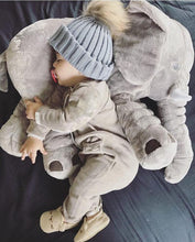 将图片加载到图库查看器,2Pcs Modern Mother & Baby Child Warm Winter Beanie Fur Pom Hat Crochet Ski Cap For Winter