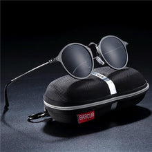 Load image into Gallery viewer, Vintage Luxury Round Sunglasses Steampunk Universal Sunglasses In Retro Vintage Luxury Style for Man and Woman With UV400 Protection