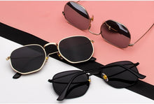 Load image into Gallery viewer, Unisex Woman and Man Vintage Retro and Modern Sunglasses Square Metal Frame Sunglasses Pilot Mirror Classic With UV400 Protection