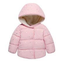 将图片加载到图库查看器,Designer Luxury Elegant New Winter Baby Outerwear Hooded Printed Cotton Padded Jacket and Coats For Babies and Girls Kids