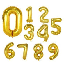 Load image into Gallery viewer, Elegant Luxury Helium Modern 32inch Luxury Ballon Number Foil Ballons For Party and Celebrations Modern Decoration for Celebration