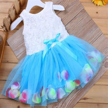 Load image into Gallery viewer, Kids Baby Girls Beautiful Flower Dress Princess Summer Sleeveless Mini Tutu Dress For Modern Baby Girls