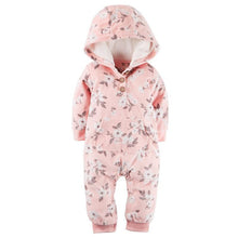 Load image into Gallery viewer, Modern Infant Baby Rompers Coral Fleece Animal Overall Baby Halloween Xmas Costume Clothes Baby jumpsuit Romper For Kids
