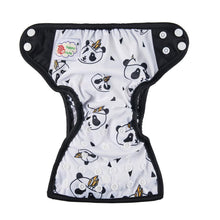 Load image into Gallery viewer, Newborn Pocket Diaper Cloth Diapers Bamboo Charcoal Inner Waterproof PUL Outer Double Gussets Nappies for Baby