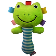 Load image into Gallery viewer, Soft Plush Baby Animal Hand Bells Baby Rattle Toys Newborn Gift Animal Style Hand Bell Rattle For Baby Kids