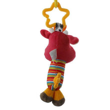 将图片加载到图库查看器,Colorful Baby Kids Rattle Toys Cartoon Animal Plush Hand Bell Baby Stroller Crib Hanging Rattles For Infant Baby Toys