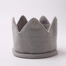 Load image into Gallery viewer, Crown Baby Hat Photography Props Knit Newborn Baby Girl Boy Hat Turban Infant Toddler Beanie Cap For Kids