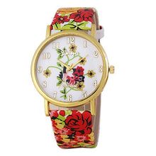 Load image into Gallery viewer, PU Leather Watch Women Quartz Watches For Womens Sports Clock Ladies Quartz Watch For Girls and Women