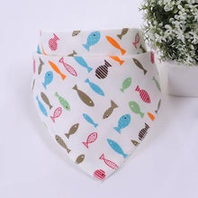 Load image into Gallery viewer, Baby Bibs Cute Cartoon Pattern bib Burp Cloths Saliva Towel Cotton Infant Burp Cloths Bib For Kids