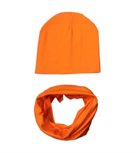 Load image into Gallery viewer, Baby Boys & Girls Cap Cotton Scarf Beanie Infant Knitted For Toddlers Children Set For Baby Kids