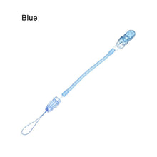 将图片加载到图库查看器,Toddler Pacifier Soother Nipple Clip Chain Holder Strap Baby Chew Toy for Baby Pacifier
