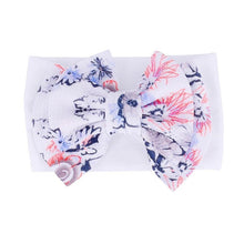 将图片加载到图库查看器,Modern Fashion Floral Headband Newborn Baby Elastic Hairbands Pearl Fresh Style Bow Knot For Girls