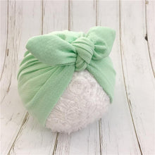 Load image into Gallery viewer, Handmade Baby Hats Rabbit Ears for Infant Children Baby Girls Boho Hat Beanie Scarf Turban Head Wrap Cap For Girls Baby