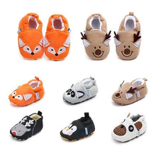 将图片加载到图库查看器,Newborn Baby First Walker Girls Boy Shoes Cartoon Animals Cotton Shoe Toddler Soft Sole Anti-slip Infant Shoes